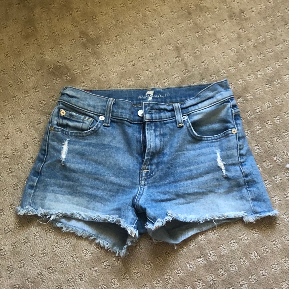 7 for all mankind Jean shorts